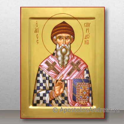 Икона Спиридон Тримифунтский, епископ, святитель — миниатюра № 12