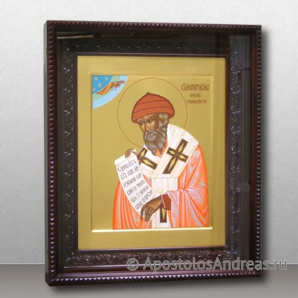 Именная икона в резном киоте Спиридон Тримифунтский — миниатюра № 22