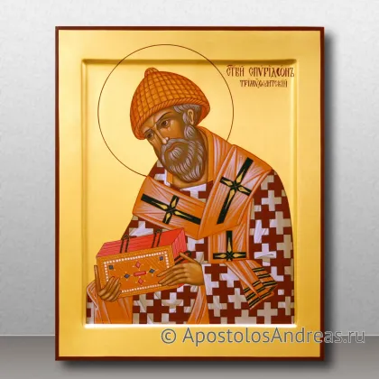 Именная икона Спиридон Тримифунтский — миниатюра № 28