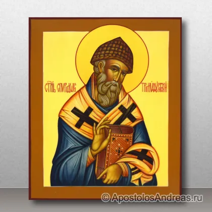 Икона Спиридон Тримифунтский, епископ, святитель — миниатюра № 3