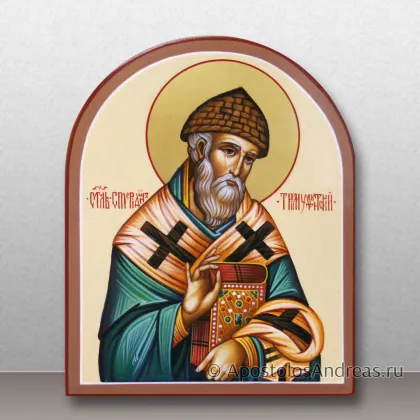 Икона Спиридон Тримифунтский (мини-формат) — миниатюра № 41