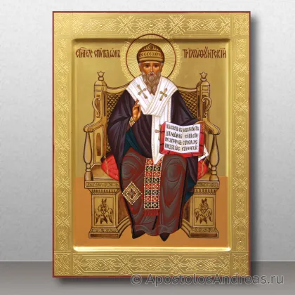 Икона Спиридон Тримифунтский, епископ, святитель — миниатюра № 6