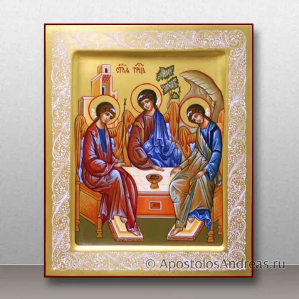 Икона Святой Троицы (с орнаментом), миниатюра № 26