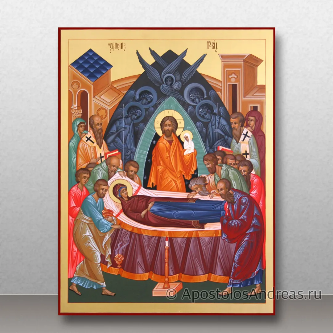 Икона Успение Пресвятой Богородицы, 40х50, 2024 — образец № 7