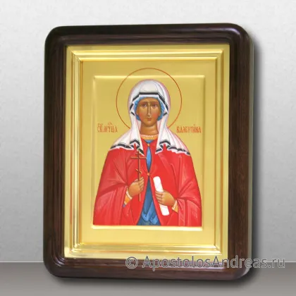 Икона Валентина Кесарийская мученица, в киоте, миниатюра № 2