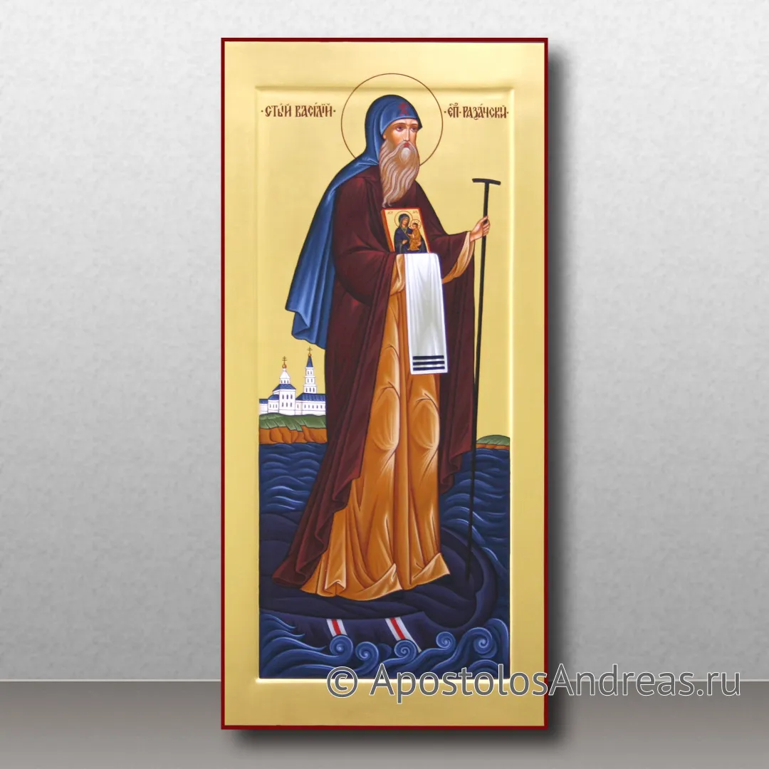 Икона Василий Рязанский, епископ, святитель, образец № 1