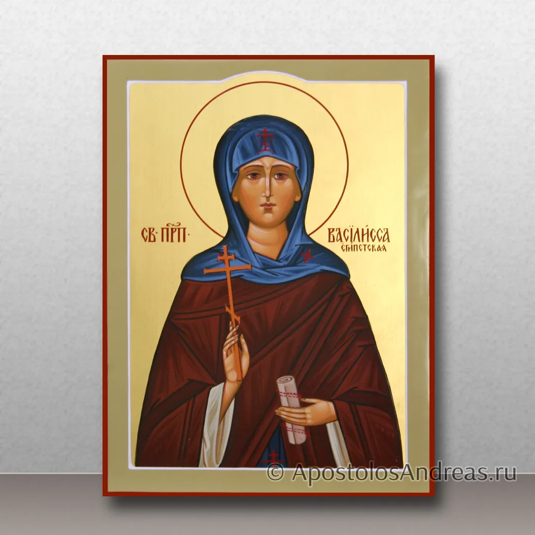Икона Василисса Египетская, игумения, преподобномученица, 18x24, 2024 — образец № 2