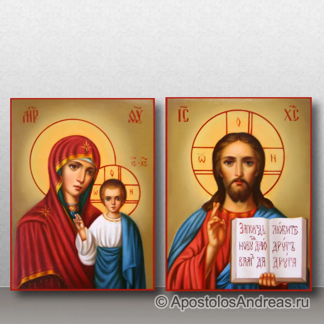 Икона Венчальная пара #01 — образец № 1