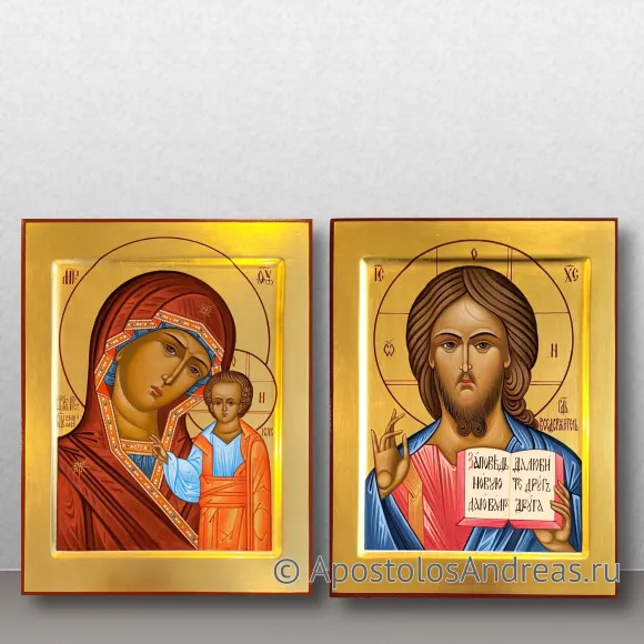 Рукописная икона Венчальная пара #22