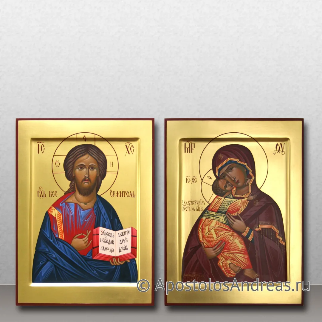 Икона Венчальная пара #27, 2022 — образец № 1