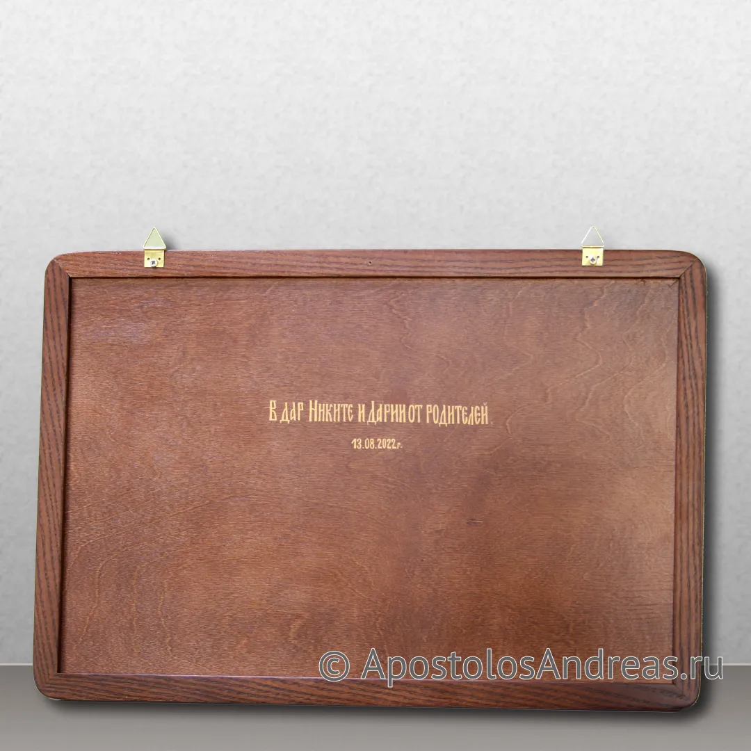 Икона Венчальная пара #29 (в двойном киоте), 2022 — образец № 2