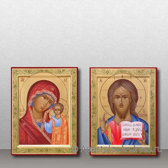 Рукописная икона Венчальная пара #31