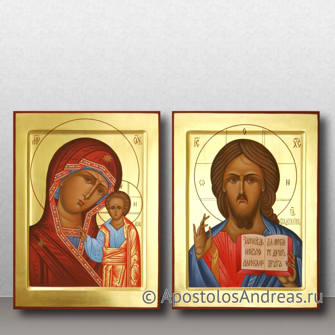 Икона Венчальная пара #39, 18х24, 2023 — образец № 1