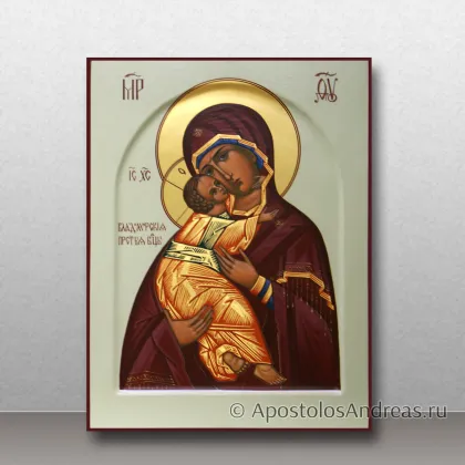 Венчальная пара в двойном киоте (БМ Владимирская) — миниатюра № 3