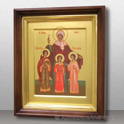 Икона Вера, Надежда, Любовь и мать их София, мученицы — миниатюра № 2