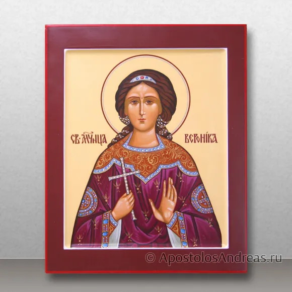 Рукописная икона Вероника Едесская (Виринея), мученица