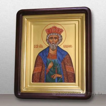 Икона Владимир равноапостольный князь (в киоте) — миниатюра № 24