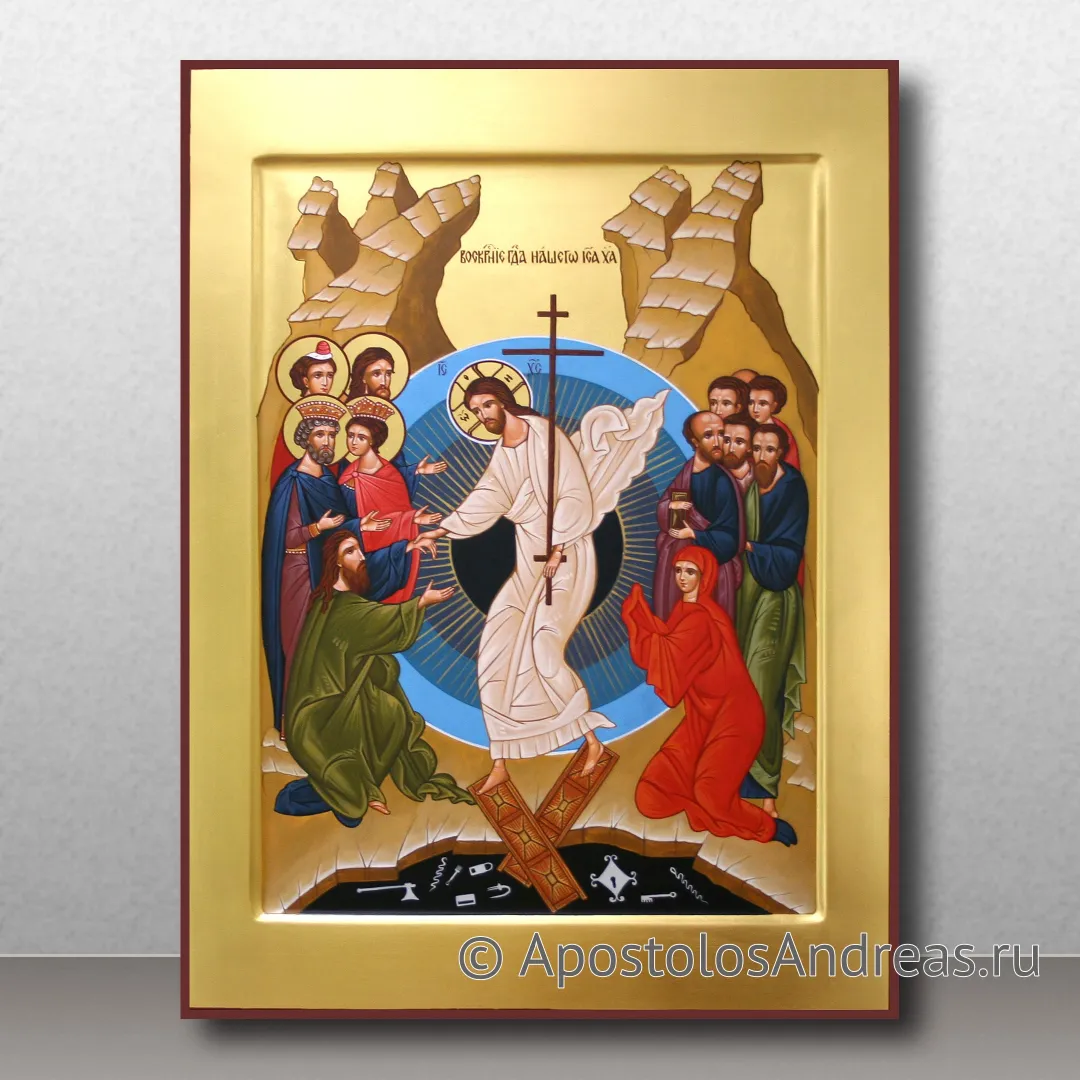 Икона Воскресение Христово, 2022 — образец № 17