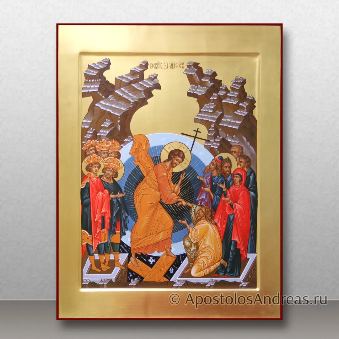 Икона Воскресение Христово, 30х40, 2024 — образец № 26