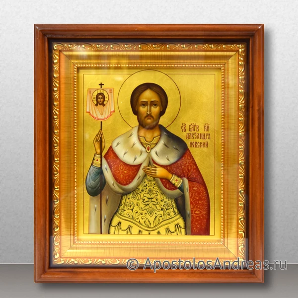 Икона Александр Невский (в киоте), образец № 19