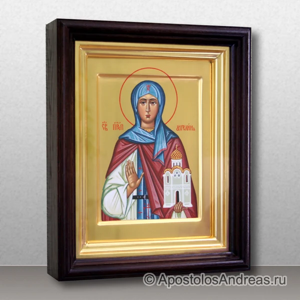 Икона Ангелина Сербская (в киоте), образец № 1