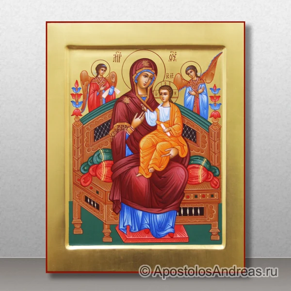 Икона Богородица Всецарица (с золочением фона), образец № 3