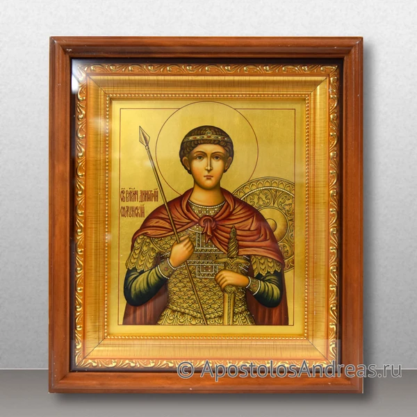 Икона Дмитрий Солунский (в киоте), образец № 4