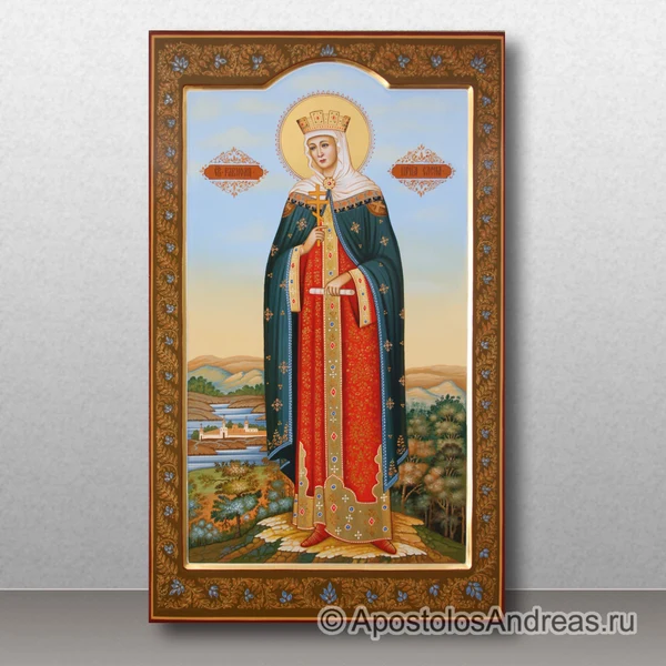 Икона Елена Константинопольская (с росписью), образец № 3