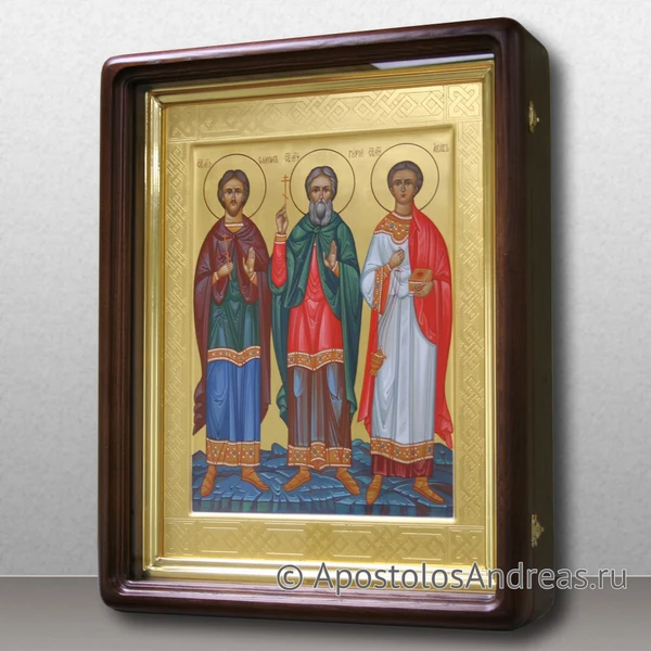 Икона Гурий, Самон и Авив, исповедники, образец № 2