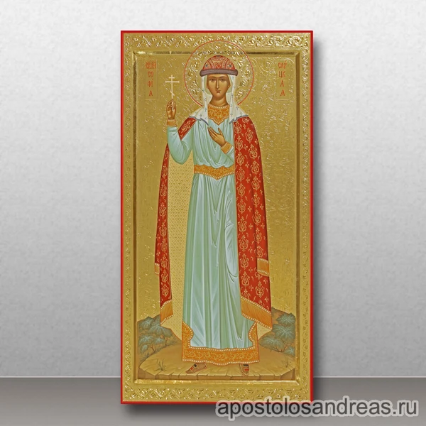 Икона София Слуцкая (с гравировкой фона), образец № 1