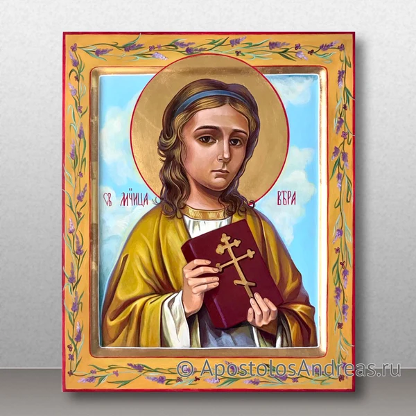 Икона Вера Римская (с орнаментом), образец № 2
