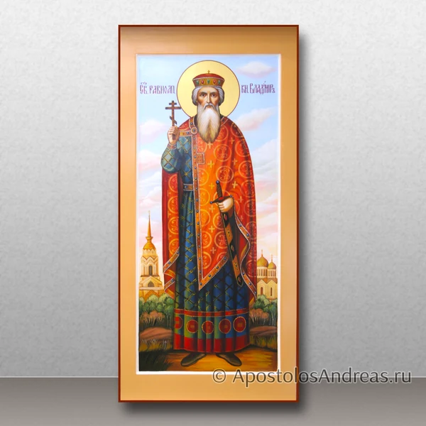 Икона Владимир князь равноапостольный, образец № 22