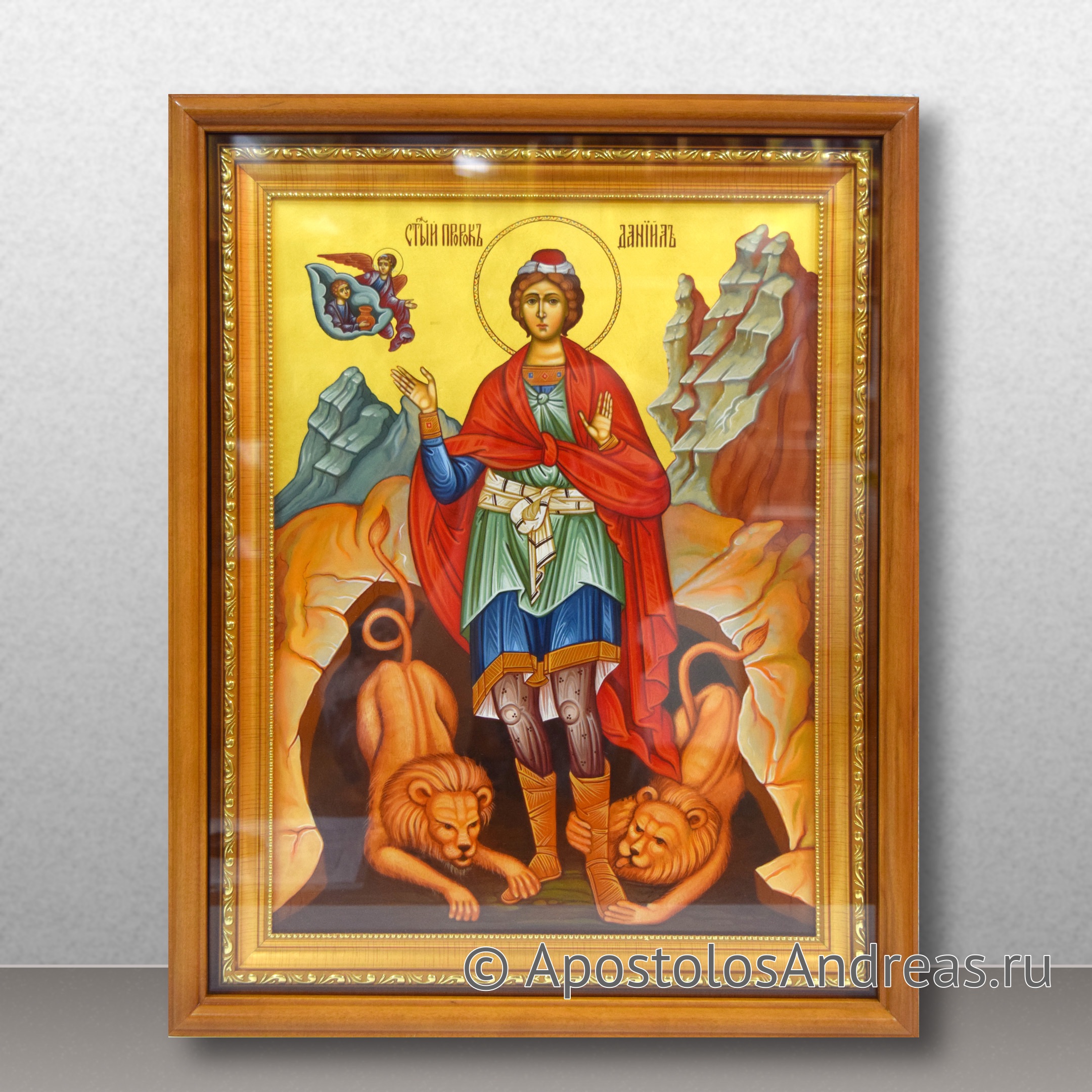 Икона Даниил пророк. Рукопись на доске. Доставка по Москве и в регионы ...