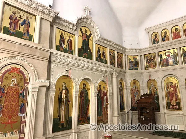 Иконостас, левый придел — Троицкий храм в Коломне, Щурово